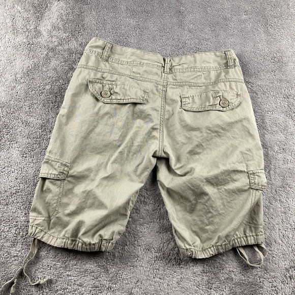Union Bay Utility Cargo Shorts Womens 3 Cream Beige - Picture 10 of 13